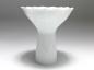 Preview: Vase, Meissen, Blüten Relief weiß, H: 18 cm