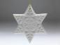 Preview: Stern, Weihnachtsanhänger, Meissen, weiß, 5,5 cm