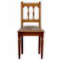 Preview: 6er Satz Stühle, Eiche massiv, mit Federkernpolsterung, 93,5x45,5x40 cm