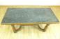 Preview: Tisch eckig mit grüner Steinplatte, 20. Jh., Wohnzimmertisch, 61x64x140 cm
