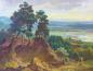 Preview: Gemälde: Isarbett bei München, nach Eduard Schleich, Öl/Leinwand, 109 x 135 cm