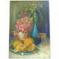 Preview: J. Cantrill, 1886: Gemälde Stilleben mit Blumen, Früchte