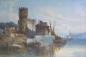 Preview: Ludwig Hermann van Hoom: Paar Gemälde Holländische Hafenansicht mit Fischern