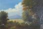 Preview: Monogrammist F. R.: Gemälde Landschaft. Öl / Holz