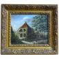 Preview: Monogrammist HS, 1871: Gemälde Hofstelle mit 2 Häusern