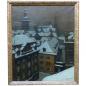Preview: Siegfried Mackowsky: Gemälde Stadtansicht, Dresden um 1908, Blick vom Neumarkt Richtung Schlossturm und Katholische Hofkirche