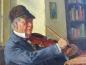 Preview: Waldemar Vobinn, 1935: Gemälde Violine spielender Mann