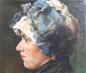Preview: O. Höhing: Gemälde Damenportrait