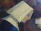 Preview: Monogrammist J.St.: Gemälde Junge Frau mit Kopftuch