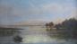 Preview: Gemälde Seenlandschaft mit Booten