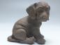 Preview: Figur sitzender Hund, Karlsruher Majolika, Hummel, Mod. 5237, H: 13,5 cm