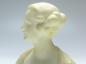 Preview: Büste einer jungen Frau, Prof. Poertzel, Alabaster, H: 15 cm