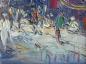 Preview: Gemälde Belebte Straße in orientalischer Stadt