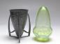 Preview: Vase, Archibald Knox für Liberty & Co. London, um 1902/05, Zinn, Glas