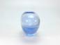 Preview: Vase in Herzform, hellblaues Glas, Holmegaard, Per Lütken, H: 10 cm