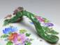 Preview: große Porzellan Schatulle, bunte Blumenbukett Malerei