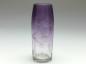 Preview: Vase, Moser, Karlsbad, um 1900, farbloses Glas Verlauf violett, Blumendekor