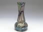 Preview: Vase, wohl Pallme-König, um 1900, helles Glas, eingewalzte Glasfäden
