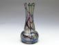 Preview: Vase, wohl Pallme-König, um 1900, helles Glas, eingewalzte Glasfäden