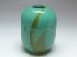 Preview: Vase, Glashaus Udo Edelmann, grün, H: 14,5 cm