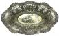 Preview: ovale Schale mit Paar, Rosendekor und Durchbruchrand, 800er Silber, 4 x 27 x 16,5 cm, 251 g