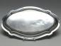 Preview: ovales Tablett, Gebr. Kühn, Schwäbisch Gmünd, 800er Silber, 27 x 16 cm, 200 g