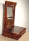 Preview: Aufsatzspiegel, Biedermeier um 1840/50, Mahagoni, 78x62x38 cm