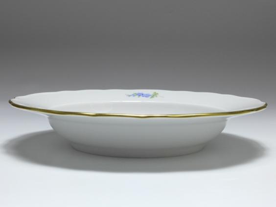 Suppenteller, Meissen, Blume 2 - Kapuzinerkresse, D: 22 cm