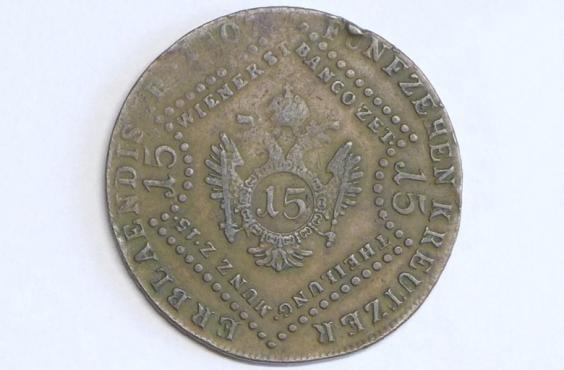 Münze 15 Kreutzer, 15 Kreuzer 1807 S, FRANZ KAIS·V·OEST·KOEN