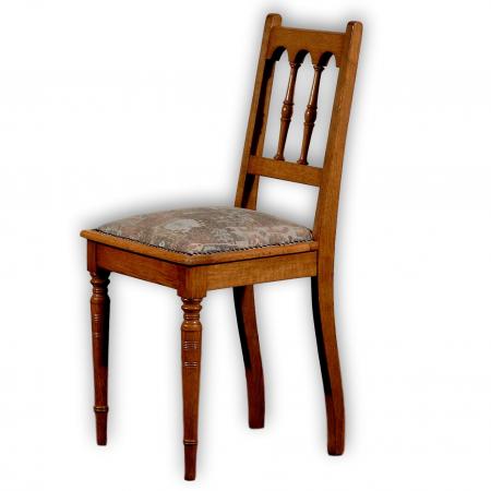 6er Satz Stühle, Eiche massiv, mit Federkernpolsterung, 93,5x45,5x40 cm