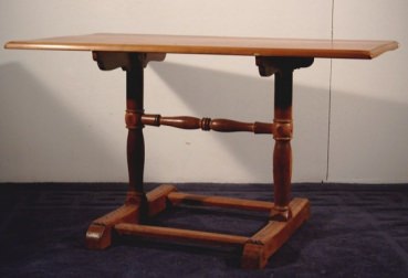 Tisch, Couchtisch, Eiche & Buche, 63x115x60 cm