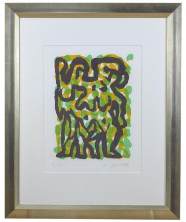 Penck, A.R. - Lithographie Zwillinge, 1995
