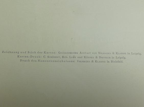 Andrees Allgemeiner Handatlas, 5. Auflage, Jubiläumsausgabe 1906
