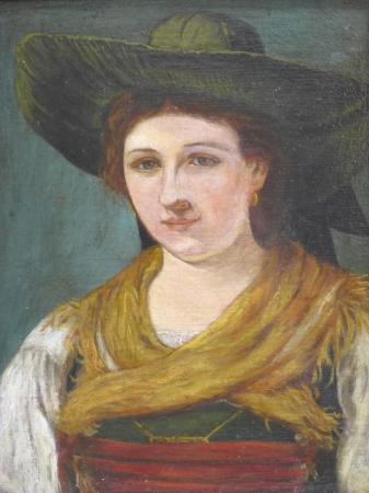 Willy Schwanen, 1930: Gemälde Frauenportrait