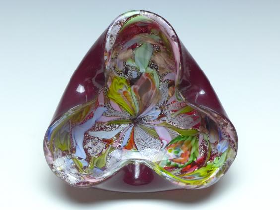 Schale, Glas, wohl Dino Martens für Aureliano Toso in Murano, Italien, um 1950/60, Millefiori