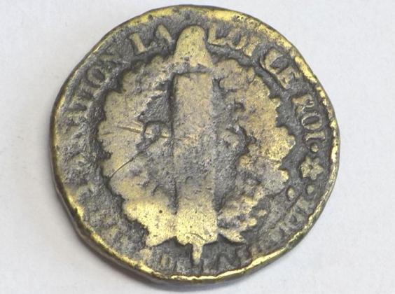 Münze 2 Sols, 1792 BB, Frankreich Constitution (1791-1792)