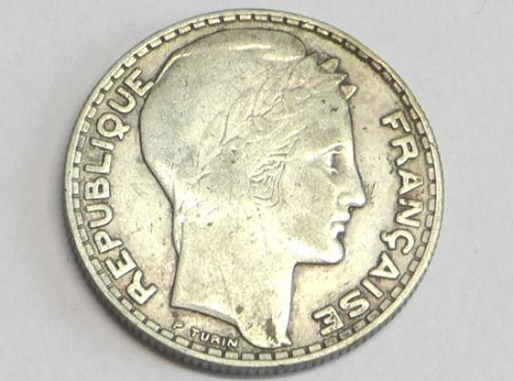 Münze 10 Francs, 1932, Turin, Frankreich, D: 28 mm