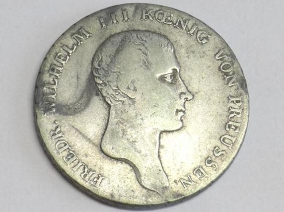 Münze Taler, 1 Reichsthaler, 1814 A, Brandenburg-Preussen, Friedrich Wilhelm III. (1797-1840), König von Preussen