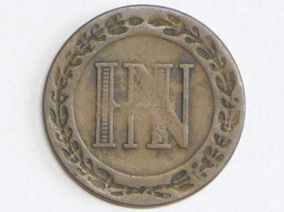Münze 5 Cent 1809 Westfalen Hieronymus Napoleon, 1807 - 1813, D: 29 mm