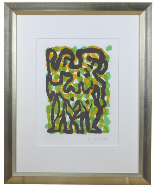 Penck, A.R. - Lithographie Zwillinge, 1995