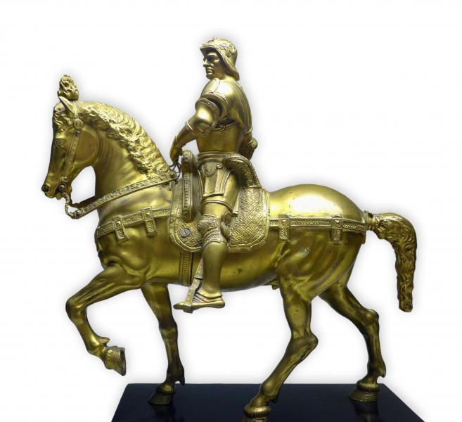 Reiterstandbild Bartolomeo Colleoni, Bronze, Regiment Krakau 1905