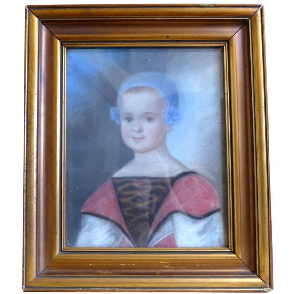 Gemälde Portrait Mädchen, Kinderportrait