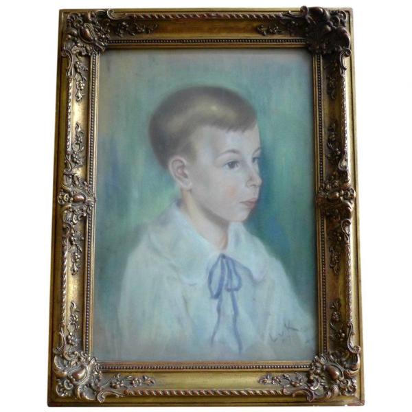 Leopold Karl Walter Graf von Kalckreuth (19)27: Paar Gemälde Kinderportrait