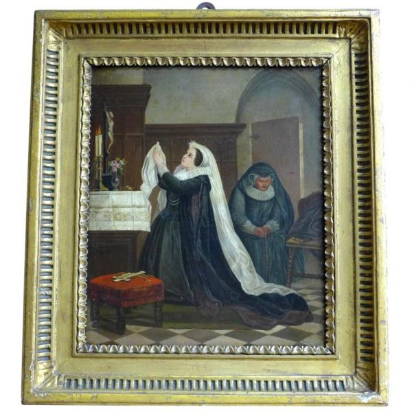 Gemälde Maria Stuarts letzte Augenblicke