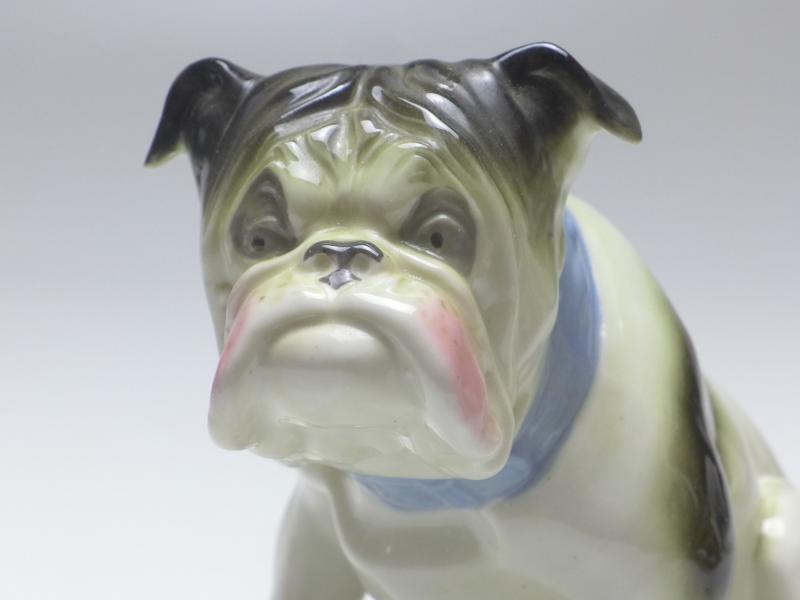Figur Bulldogge, Hund, Porzellan, Thüringen online bei kaufen