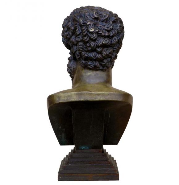Bronzefigur Büste des Lucius Verus, Bronze