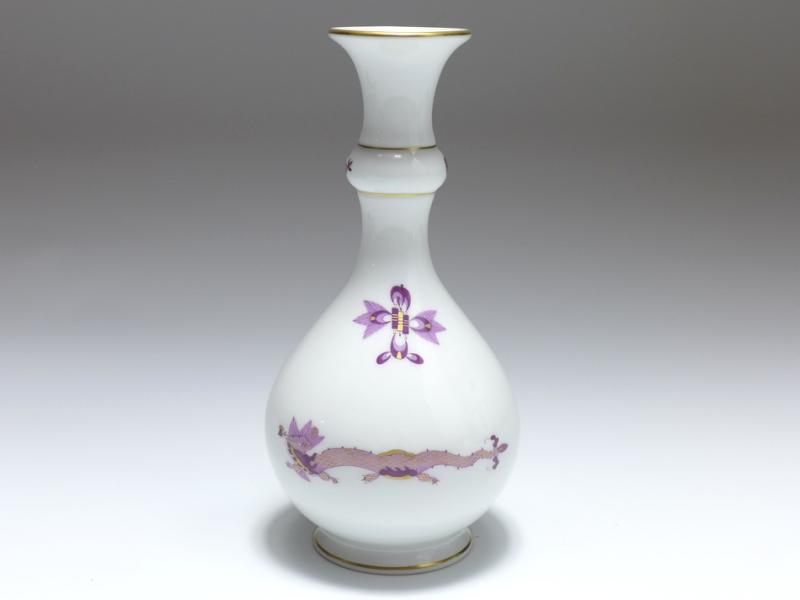 Vase, Meissen, Reicher Drache purpur