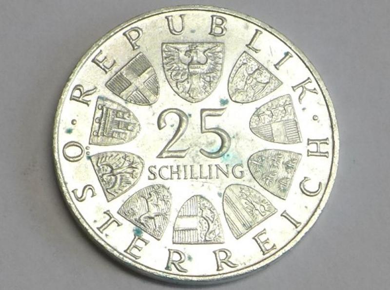 Münze 25 Schilling 1971 Österreich - Austria 2. Republik - Wiener Börse 1771-1971