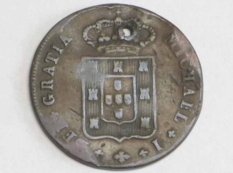 Münze 10 Réis Michael I, 1831, Portugal