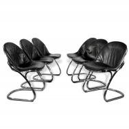 6x Freischwinger Stühle von Gastone Rinaldi für Thema